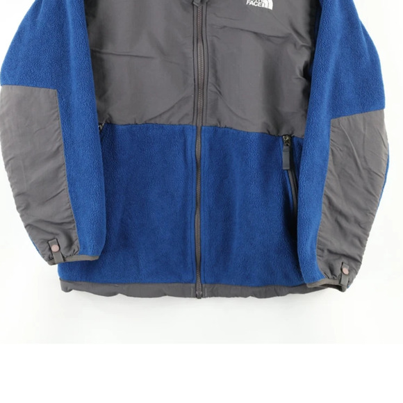 The North Face Boys Size XL VINTAGE Denali Fleece Jacket Blue Grey - Picture 3 of 9